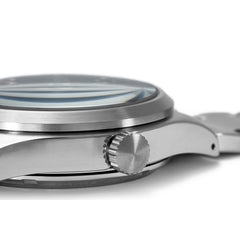 seiko seiko 5 sports field watch automatic blue dial, 39.4mm, 10bar, bracelet watch