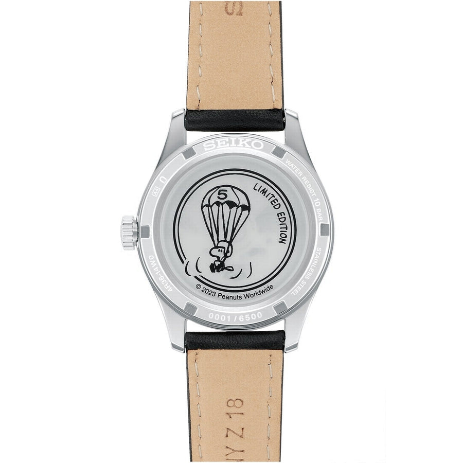 seiko 5 sports x peanuts 'parachute' 6,500 piece limited edition