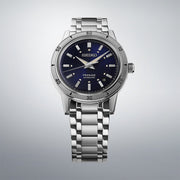 seiko presage style 60's navy dial bracelet watch