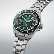 seiko prospex padi 60th anniversary 4r compact mechanical diver's watch in green