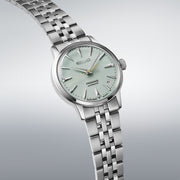 seiko presage 'frozen mojito' diamond cocktail time 34mm
