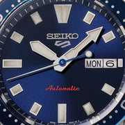 seiko 5 sports skx redux in koniro blue dial bracelet watch