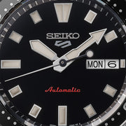 seiko 5 sports skx redux in kuro black dial bracelet watch