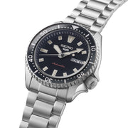 seiko 5 sports skx redux in kuro black dial bracelet watch