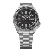 seiko 5 sports skx redux in kuro black dial bracelet watch