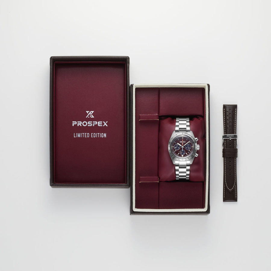 seiko red dial european exclusive speedtimer