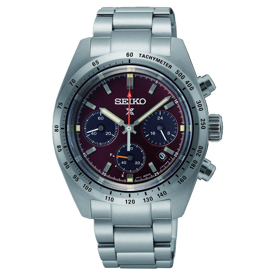 seiko red dial european exclusive speedtimer