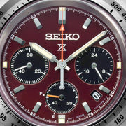 seiko red dial european exclusive speedtimer