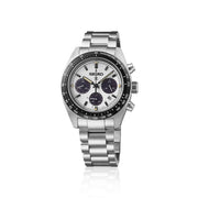 seiko prospex panda solar speedtimer 39mm bracelet watch