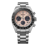 seiko prospex pink solar speedtimer 39mm bracelet watch