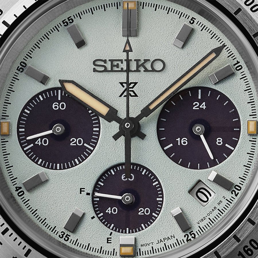 seiko prospex mint solar speedtimer 39mm bracelet watch