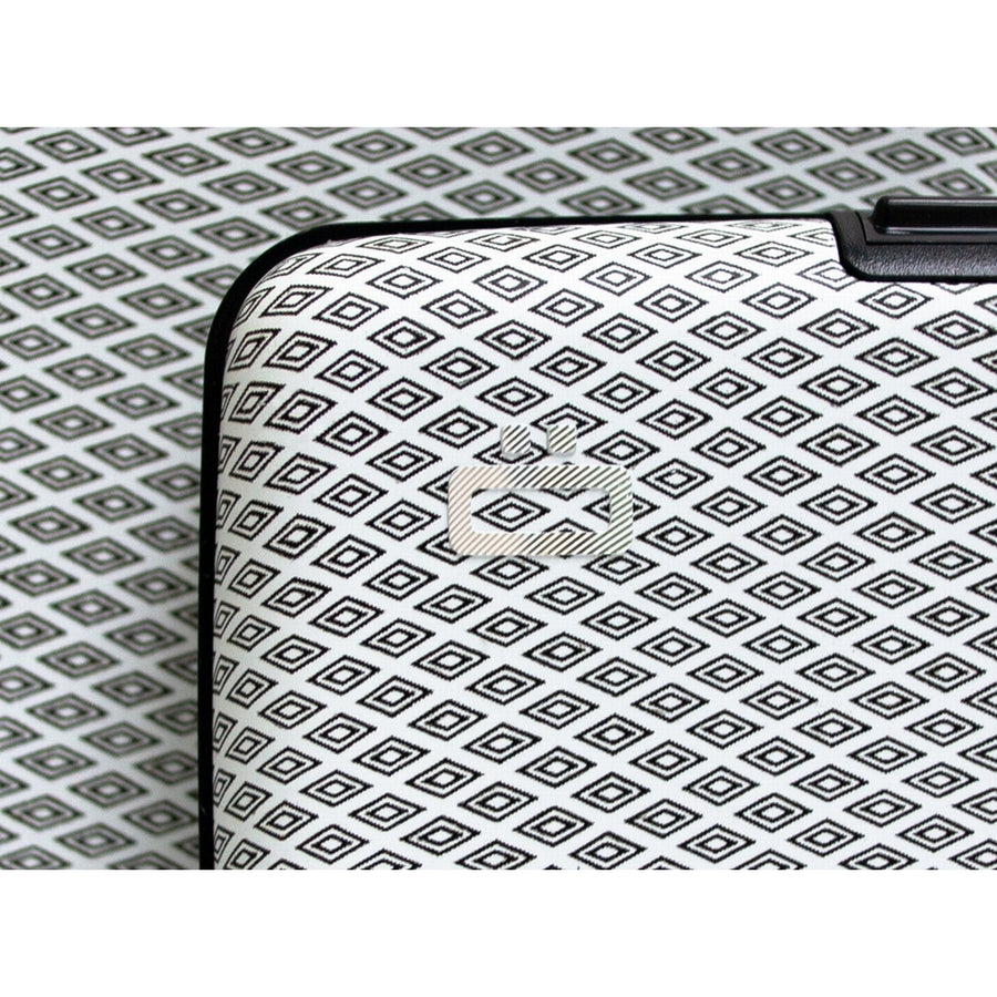 ogon stockholm carbon aluminium credit card holder diamond print