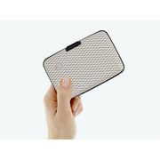 ogon stockholm carbon aluminium credit card holder diamond print