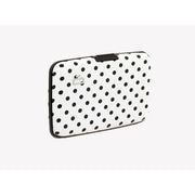 ogon stockholm carbon aluminium credit card holder dot print