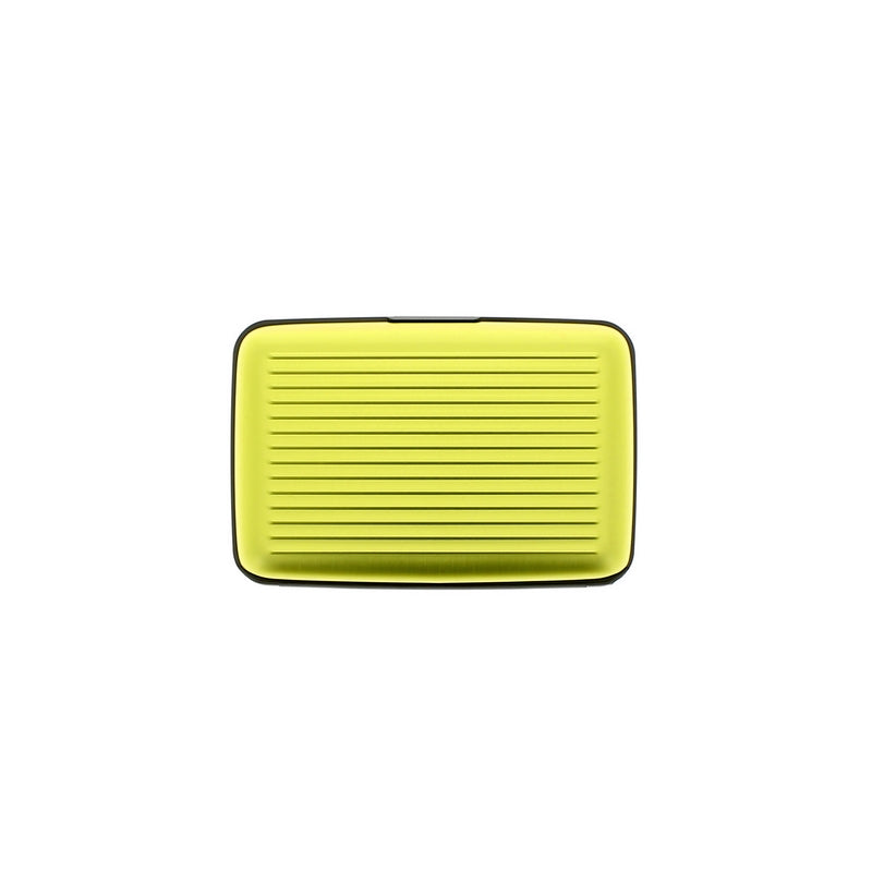 ogon stockholm lime aluminium credit card holder