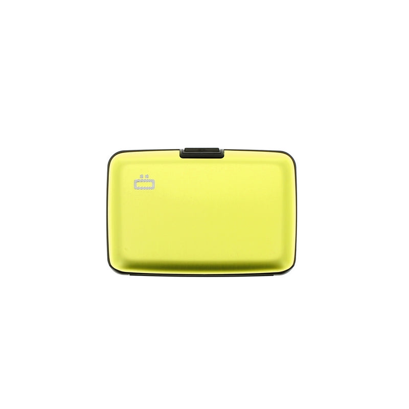 ogon stockholm lime aluminium credit card holder