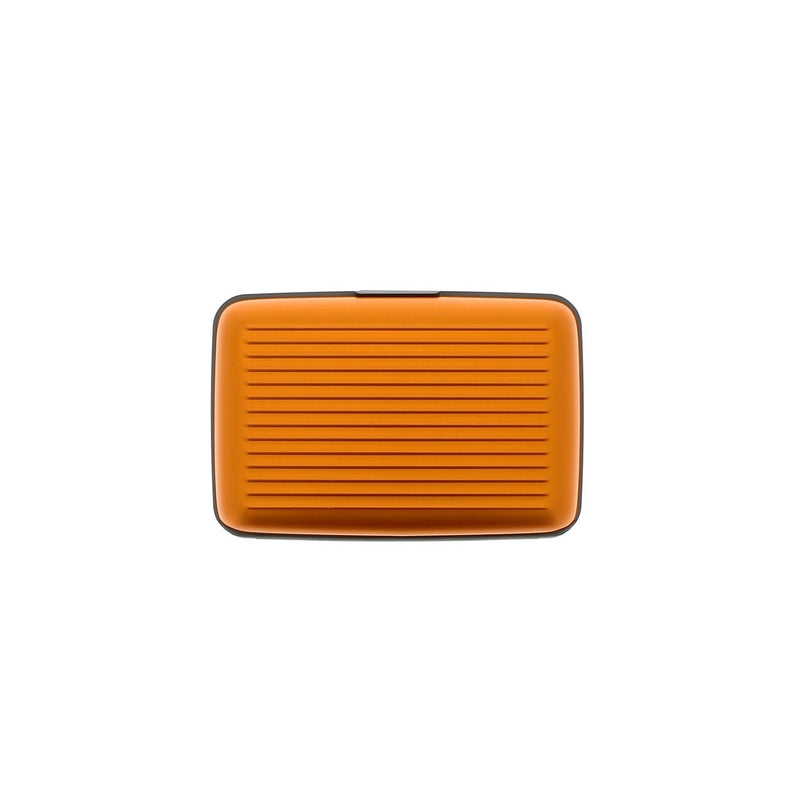 ogon stockholm orange aluminium credit card holder