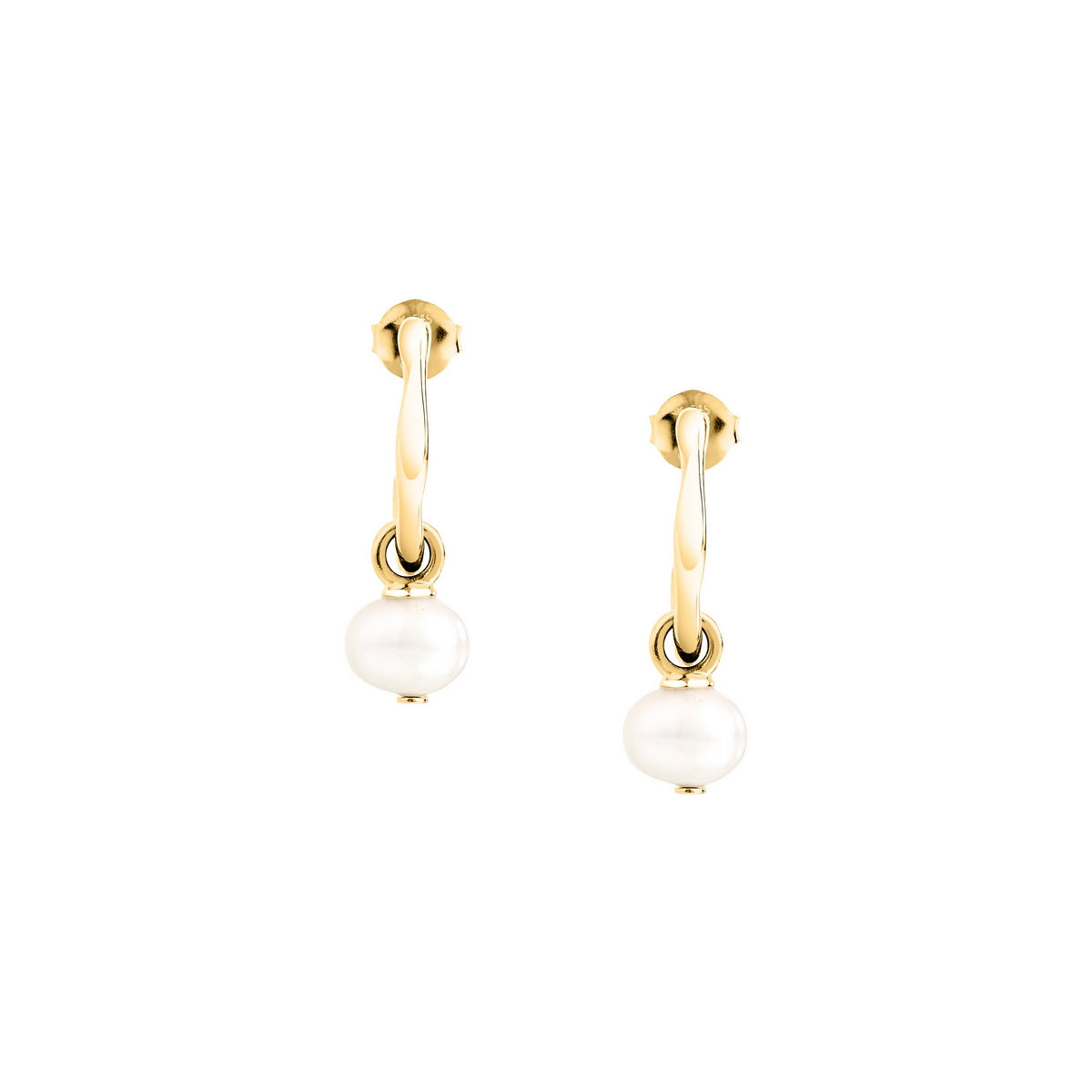 morellato silver perla earring silv925 yg pearl 6-6.5mm
