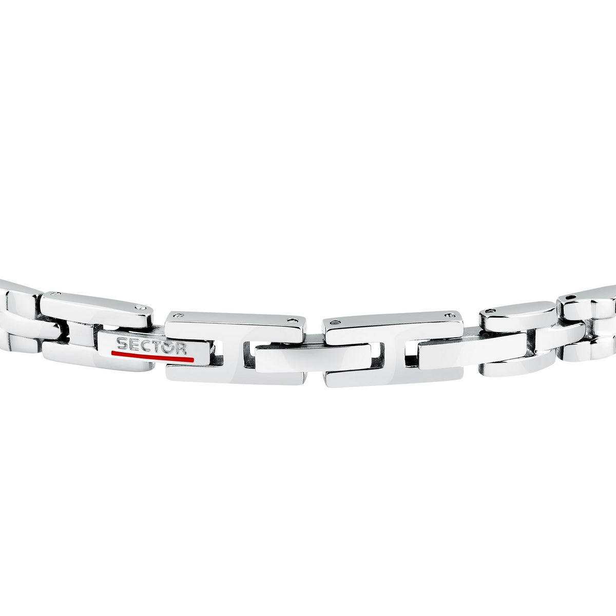 sector jewels basic bracelet brushed & shiny ss 19+3cm