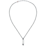 sector basic necklace pendant steel black 45+5cm