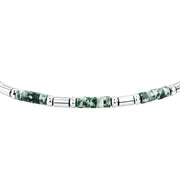 sector basic bracelet stainless steel unakite green 19+3cm