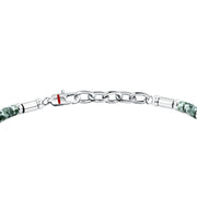 sector basic bracelet stainless steel unakite green 19+3cm