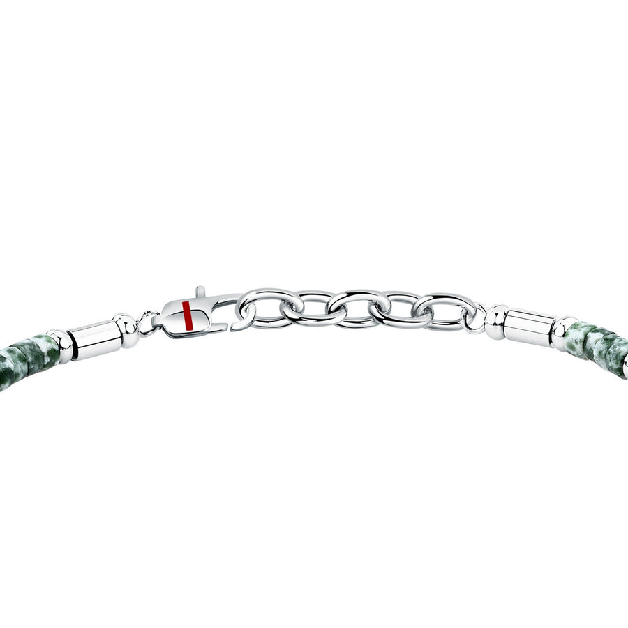 sector basic bracelet stainless steel unakite green 19+3cm