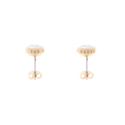 ted baker-crystal stud earring gold