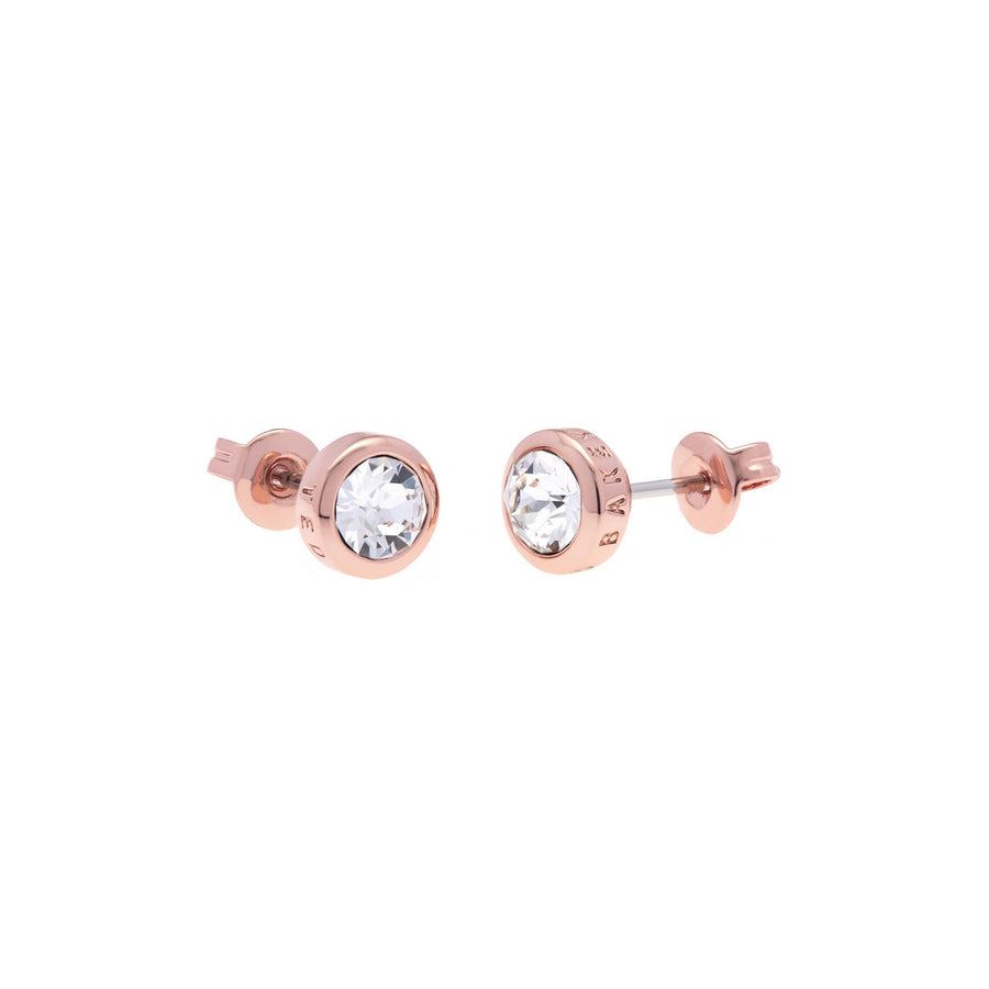 ted baker crystal stud earring rose gold