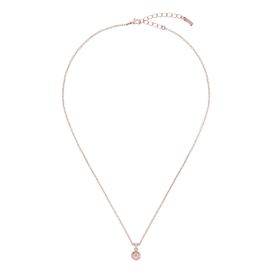 ted baker-mini button pink pendant necklace