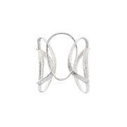 ted baker-tamii textured hoop cuff