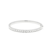 ted baker-clemara: hinge crystal bangle silver/crystal