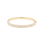 ted baker-clemara: hinge crystal bangle gold/crystal