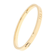 clemina: hinge metallic bangle gold