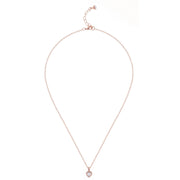 ted baker-crystal heart pendant rose gold