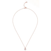 ted baker-crystal heart pendant rose gold