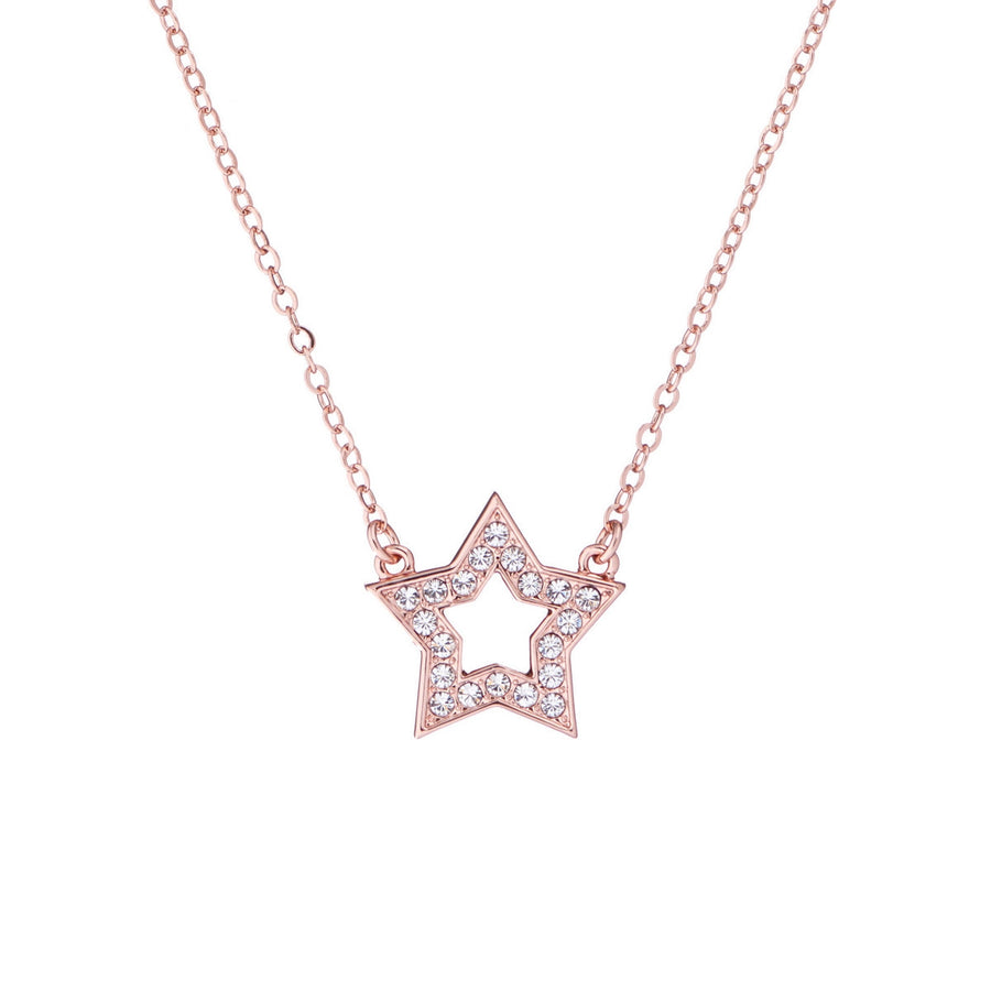 shakera: enchanted star pendant rose gold