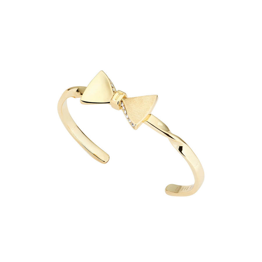 ted baker- crystal tux bow gold cuff