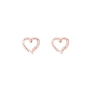 ted baker- layered heart stud earring