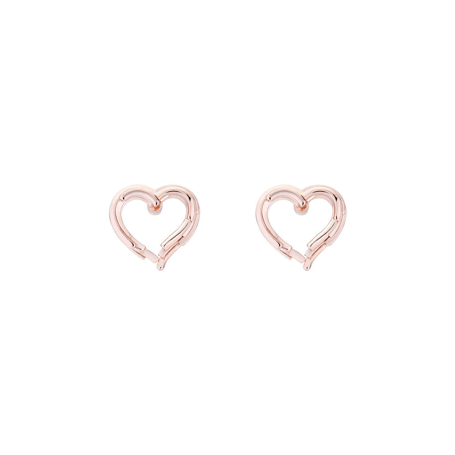 ted baker- layered heart stud earring