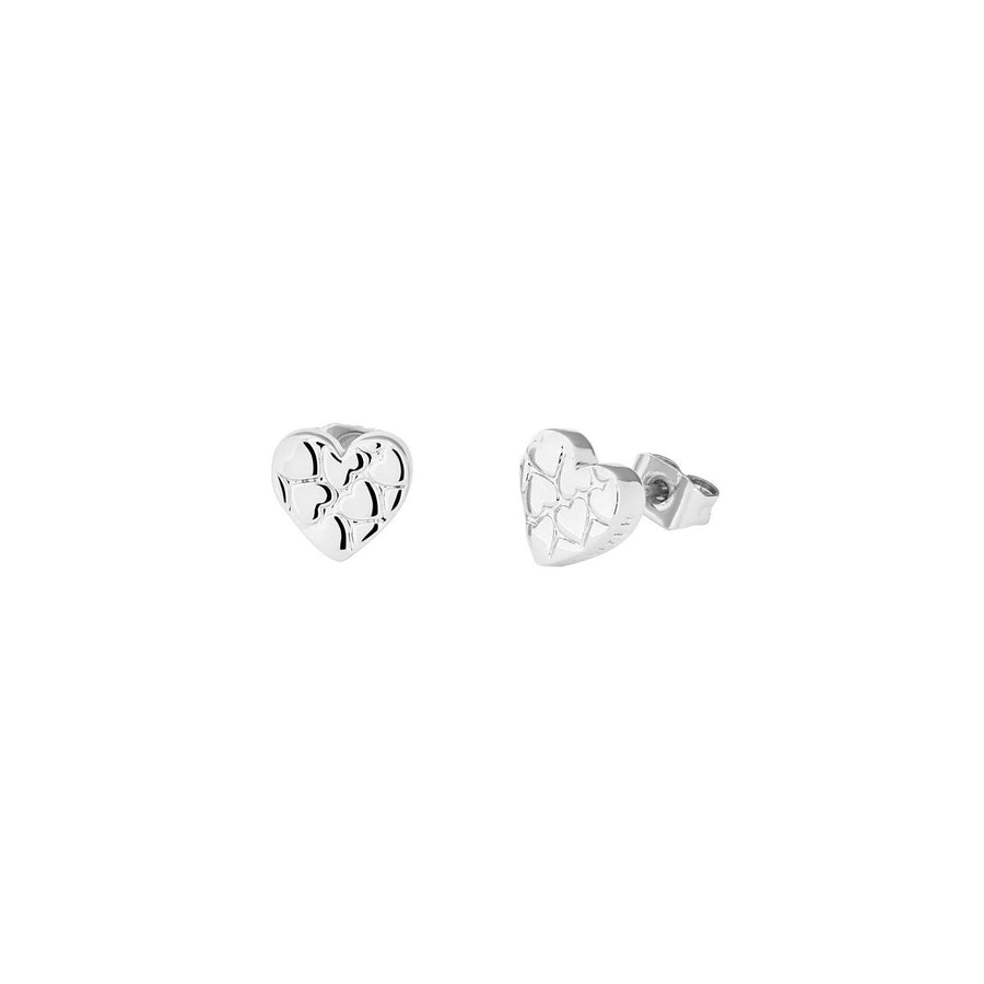 harlo: heart to heart stud earring