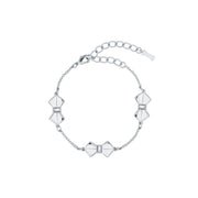 sorell: solitaire bow bracelet silver