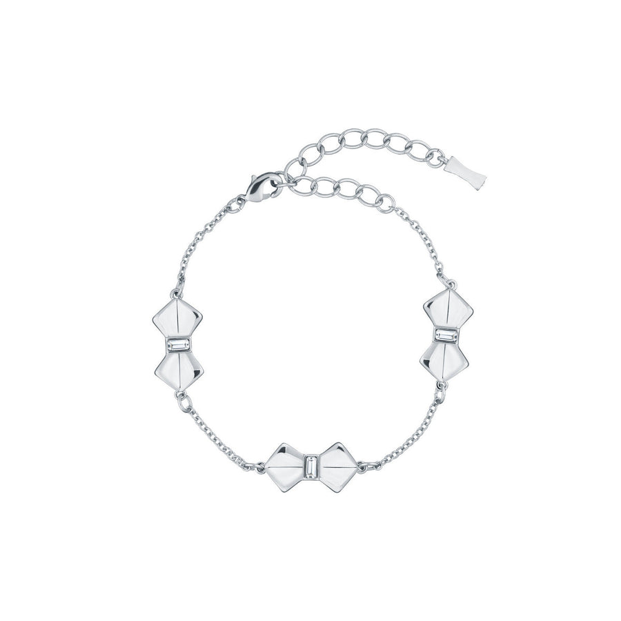 sorell: solitaire bow bracelet silver