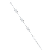 sorell: solitaire bow bracelet silver