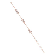 ted baker-: solitaire bow bracelet rose gold
