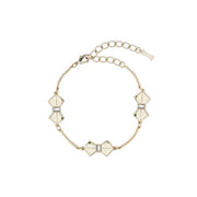 sorell: solitaire bow bracelet gold