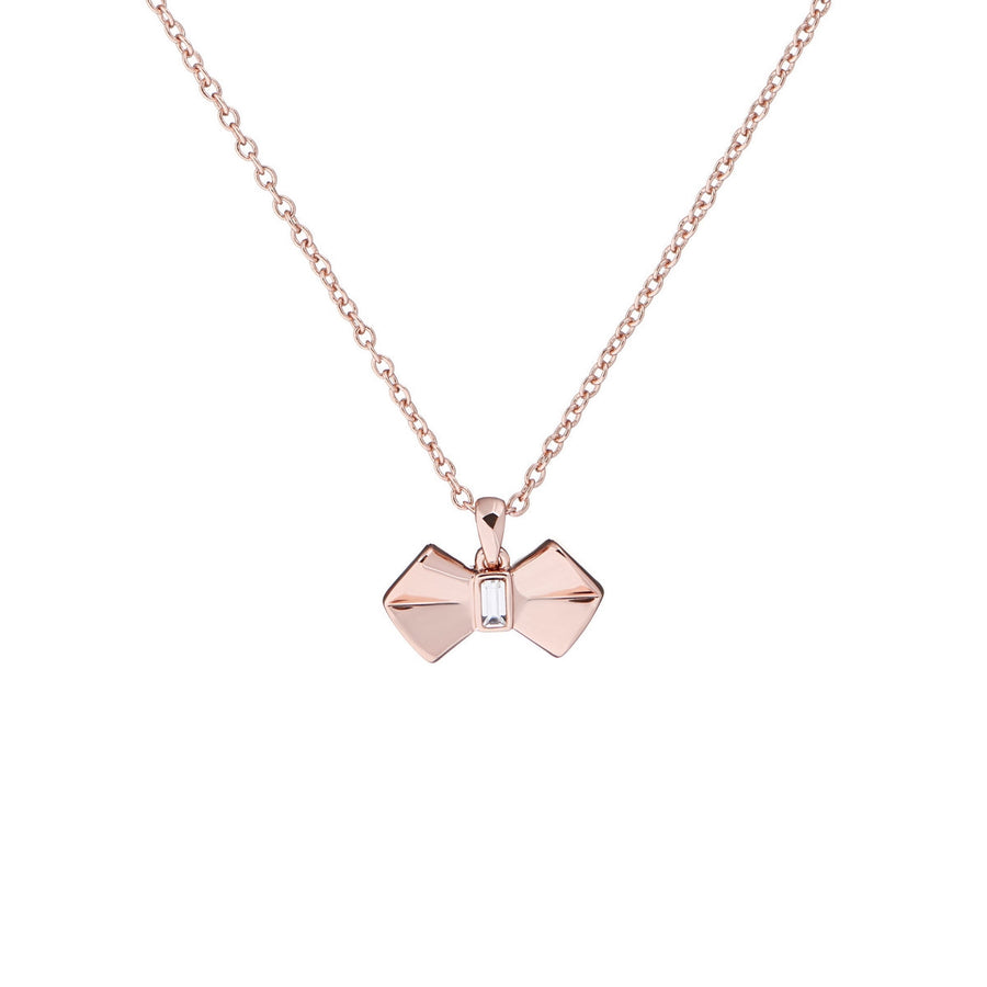 ted baker-: solitaire bow pendant