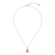 ted baker cashell: crystal candy teardrop rose gold pendant