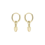ted baker harrie: tiny heart huggie earring