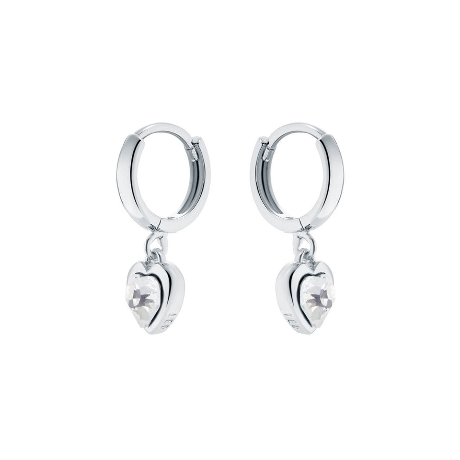 ted baker-crystal heart silver earring charms